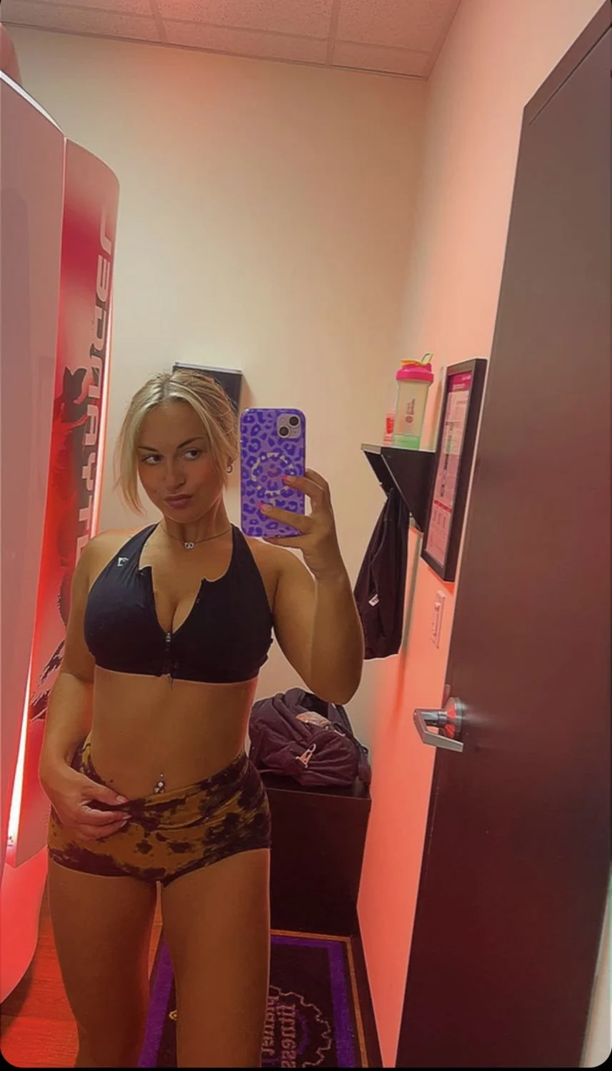 Watched my college crush (22) let some preppy asshole slide his cock between her tits till he came image 24