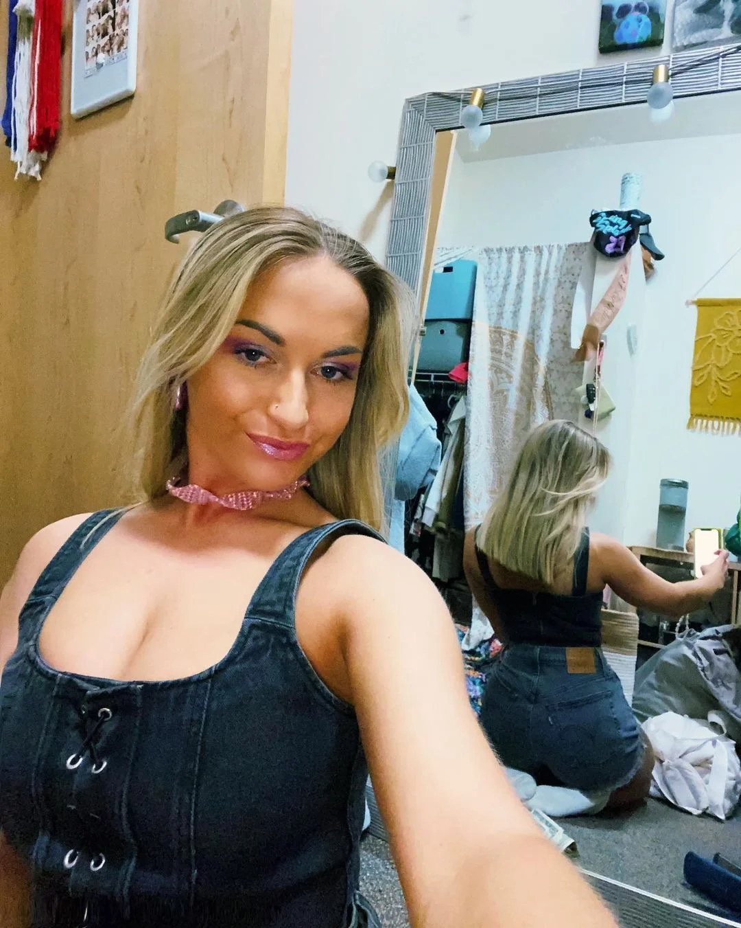 Watched my college crush (22) let some preppy asshole slide his cock between her tits till he came image 35