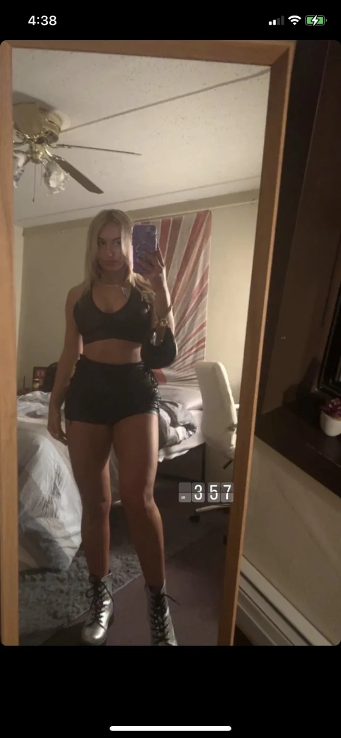 Watched my college crush (22) let some preppy asshole slide his cock between her tits till he came image 36