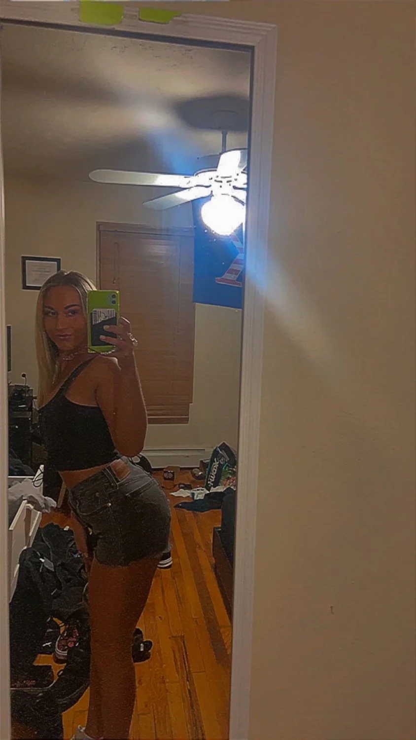 Watched my college crush (22) let some preppy asshole slide his cock between her tits till he came image 9