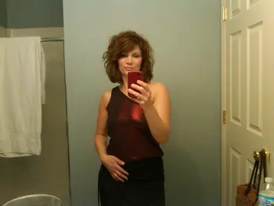 Milf bathroom mirror selfies cover image