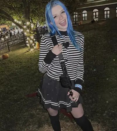 Green haired cutie enjoying big dick cover image
