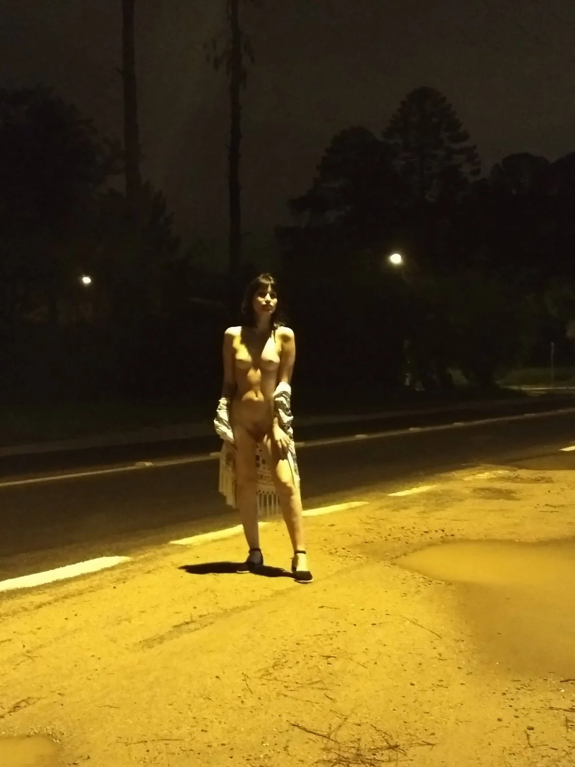 Carol esposa gaucha completamente pelada na rua em publico image 21