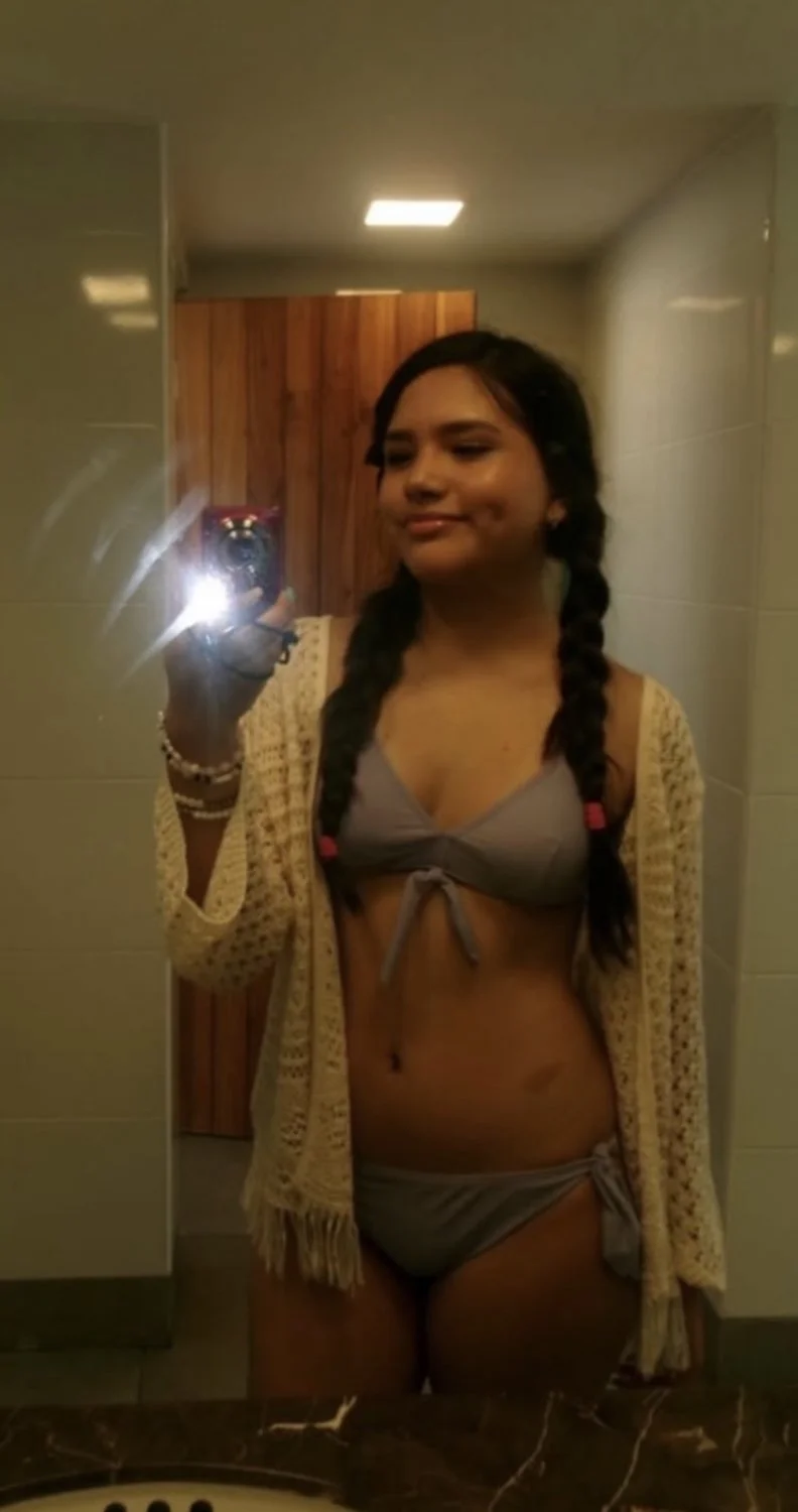 Latin teens girls aged 18 in swimsuits, underwear and nude.(Nudes AI) image 3