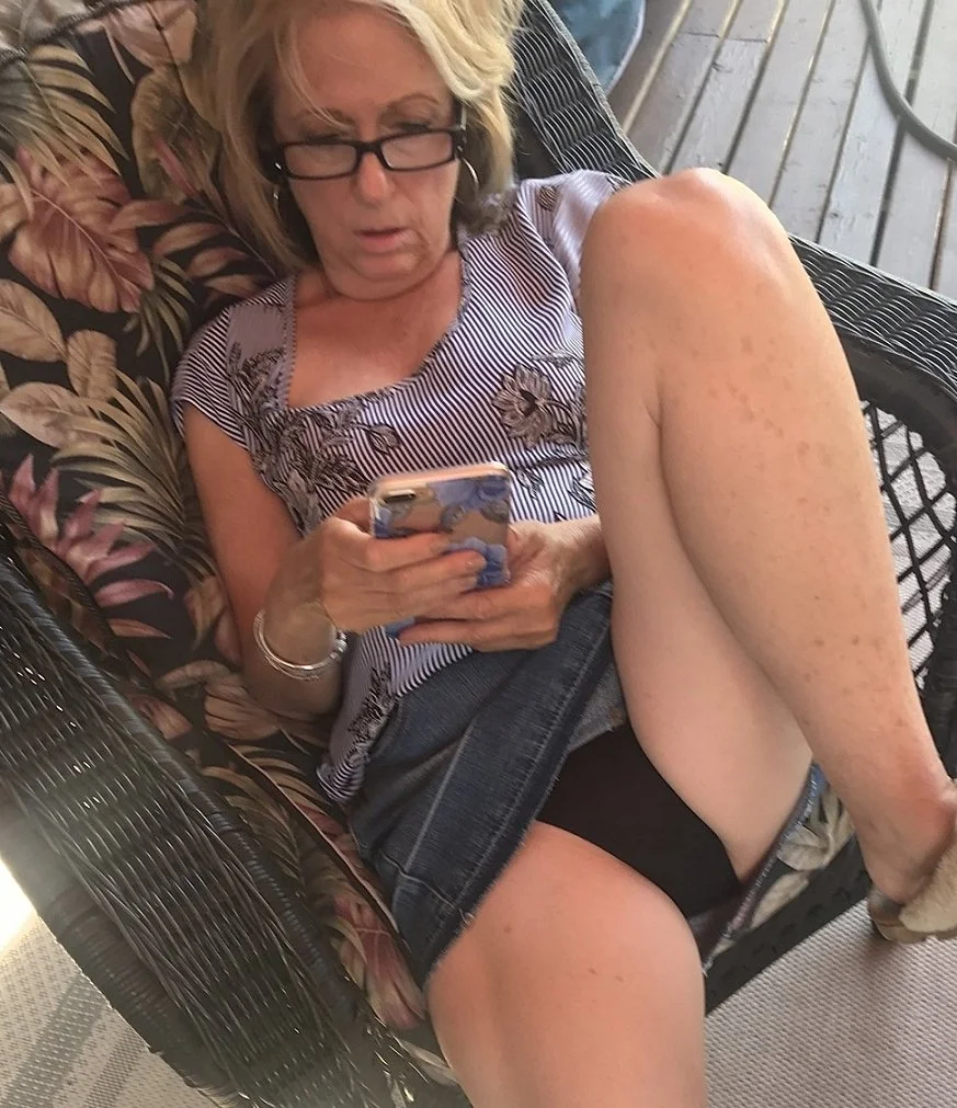 Mature Blonde Slut Wife Plays image 10