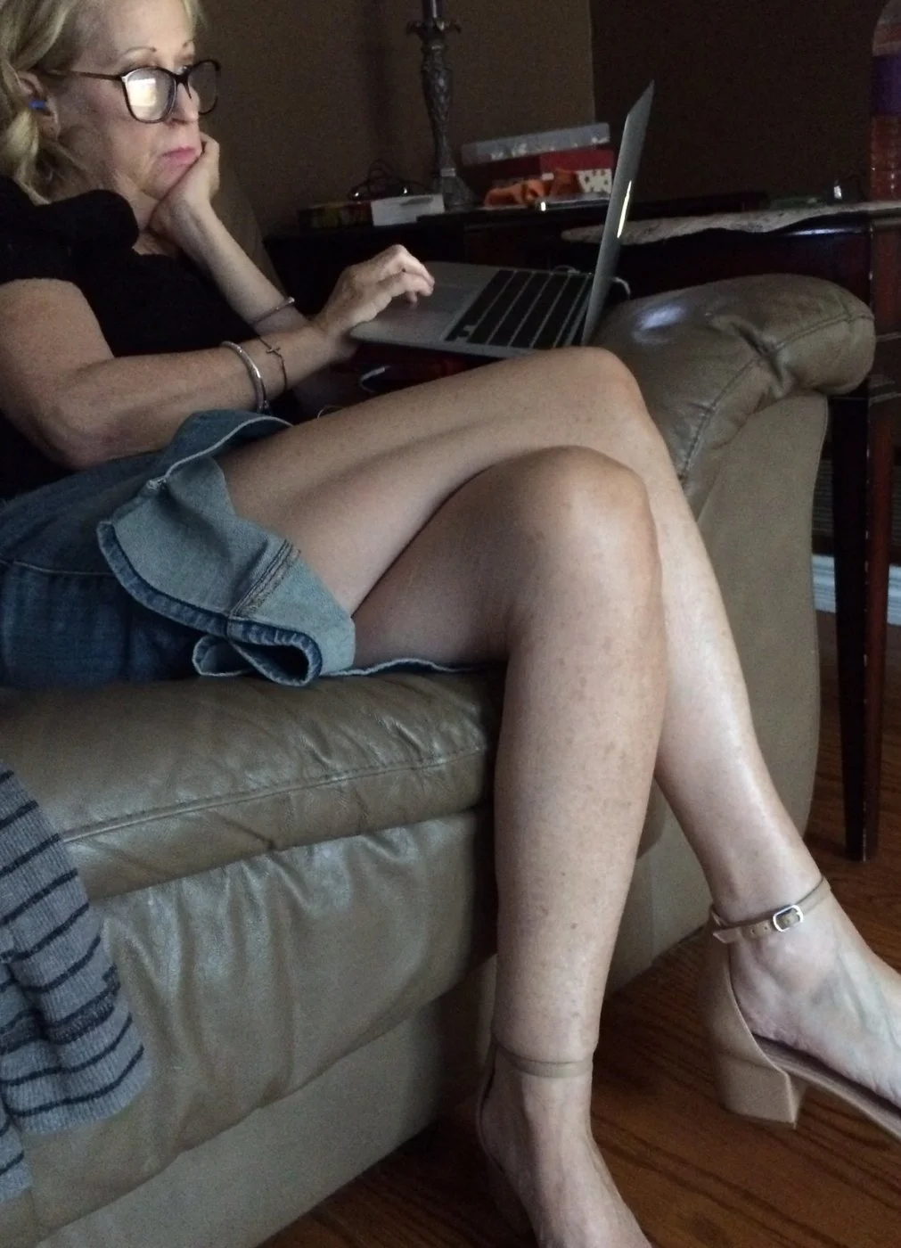 Mature Blonde Slut Wife Plays image 12