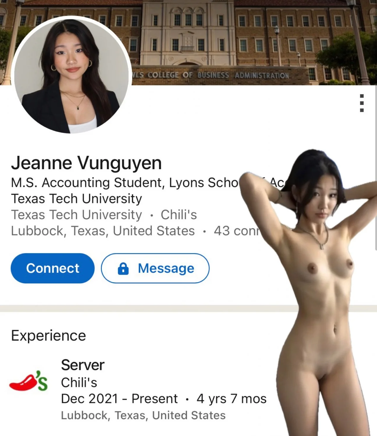 Jeanne Nguyen Asian Teen TikTok Slut! Texas Tech University Student Leaked Nudes! Abg Cumslut image 15