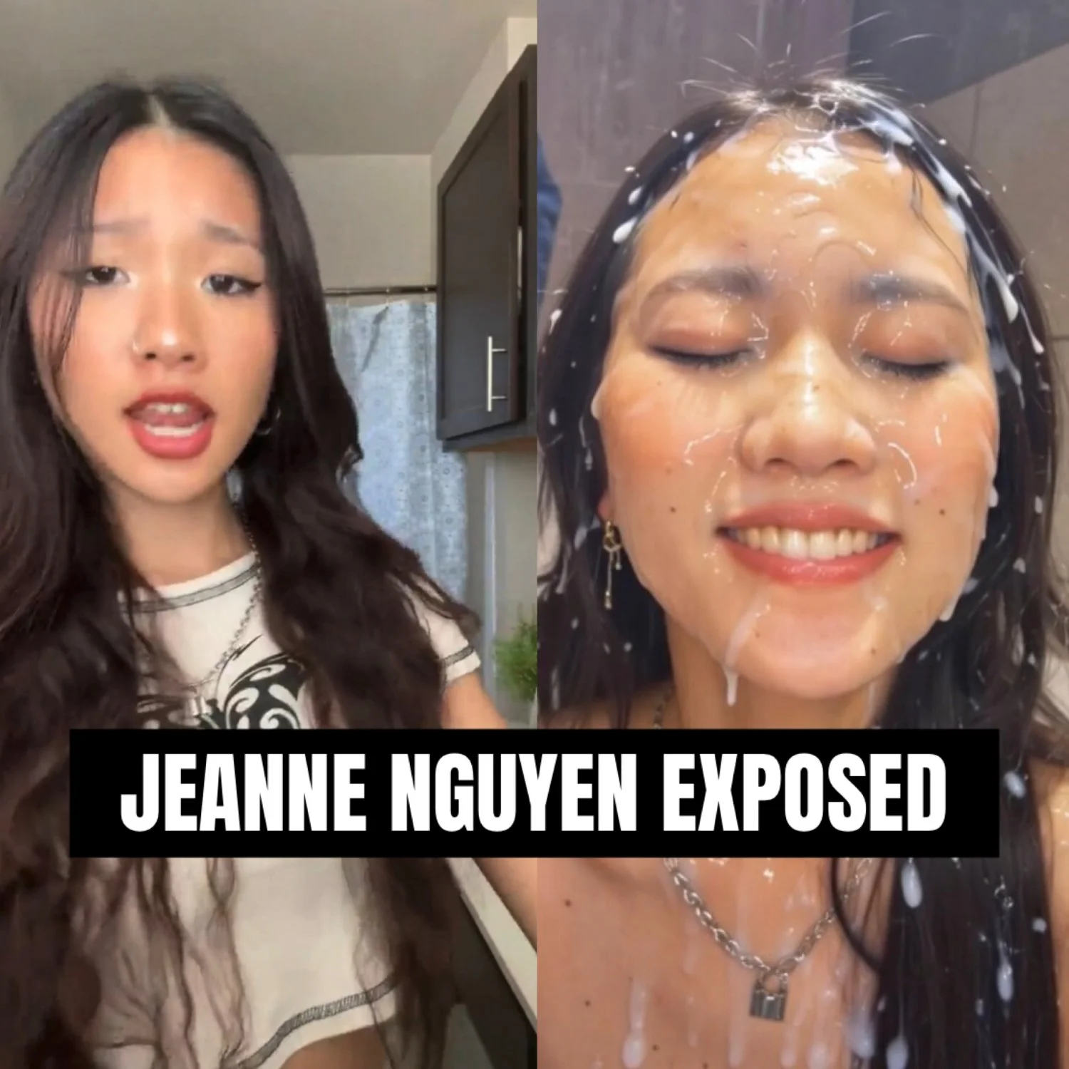 Jeanne Nguyen Asian Teen TikTok Slut! Texas Tech University Student Leaked Nudes! Abg Cumslut image 38