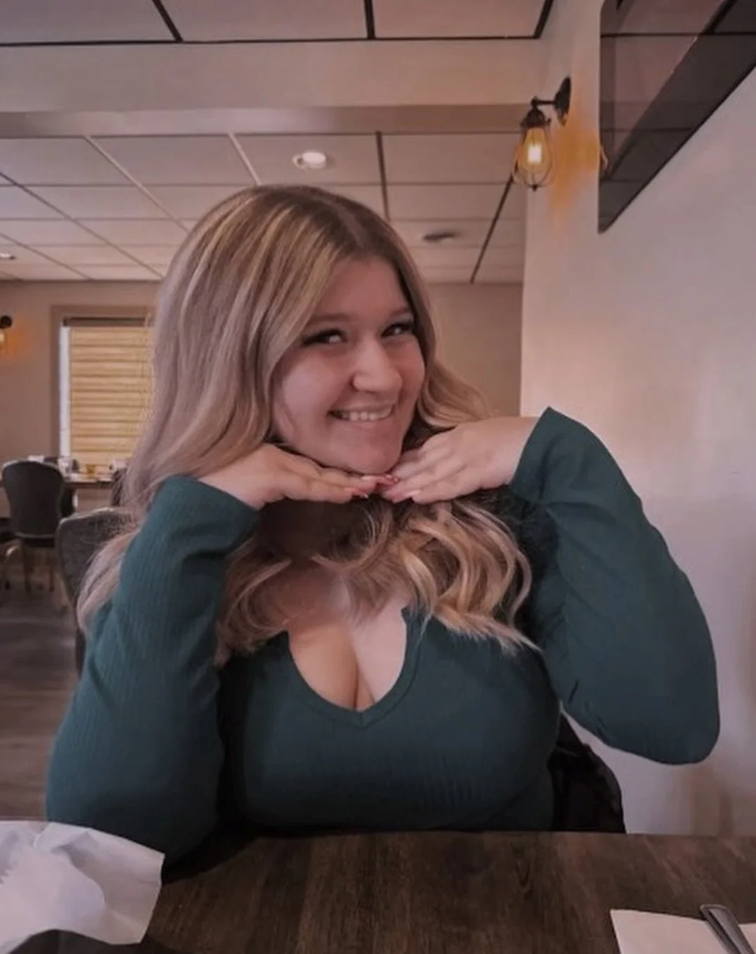 Young Pretty Blonde Slut irl image 3
