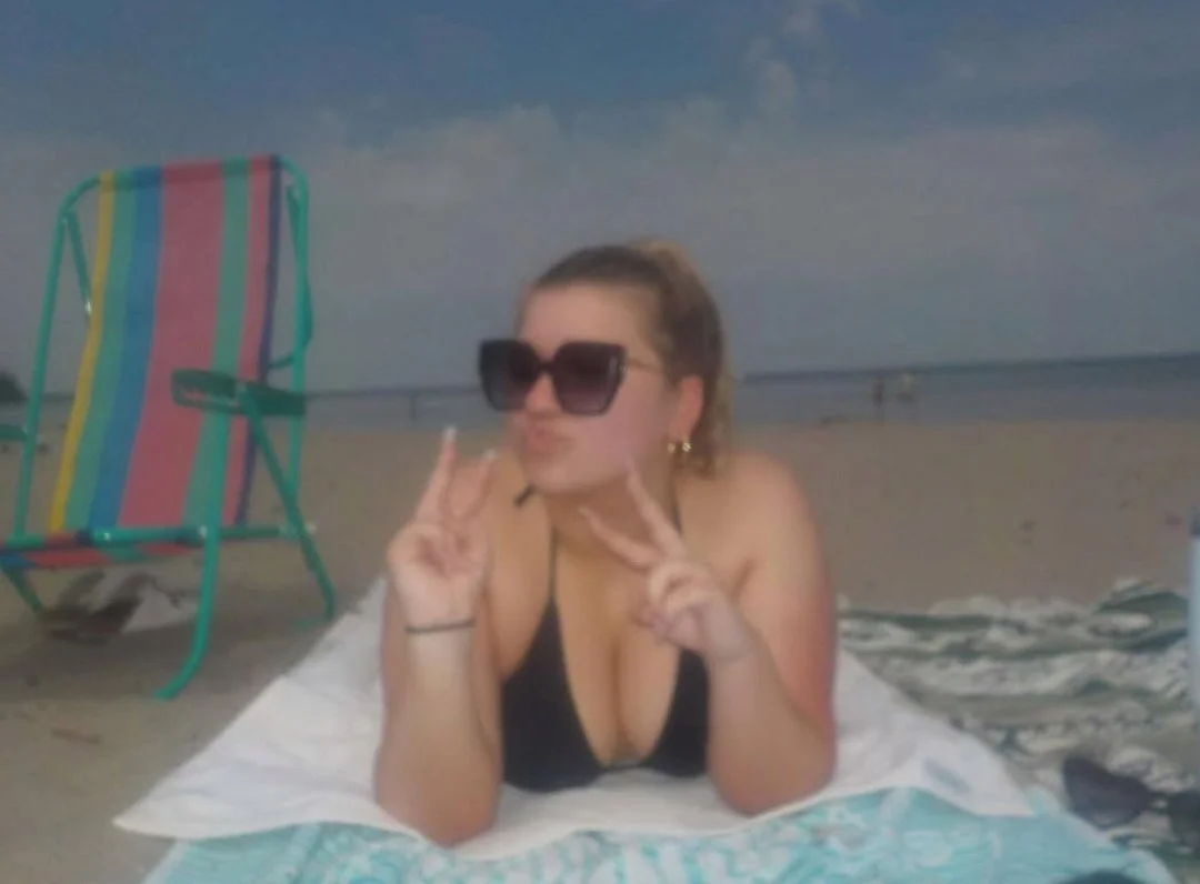 Young Pretty Blonde Slut irl image 4