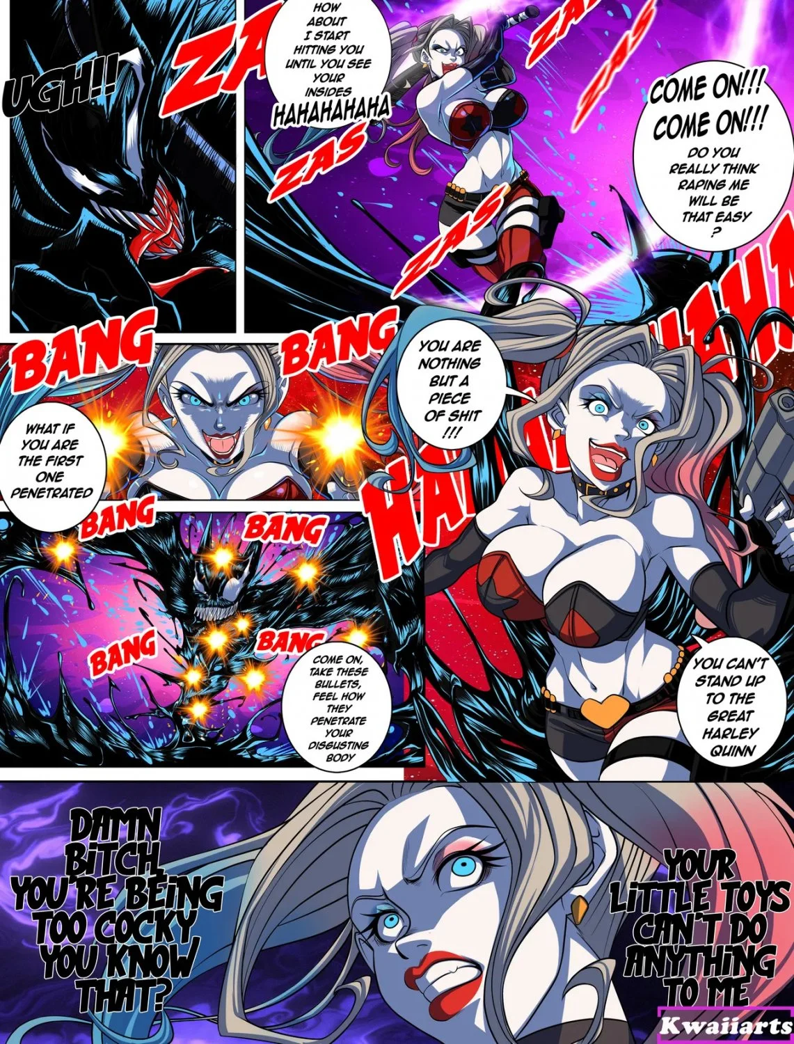 Venomized Bad Girls_Comic image 3