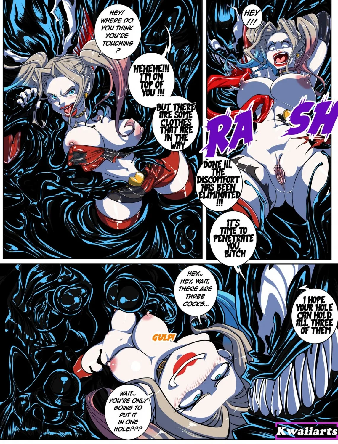 Venomized Bad Girls_Comic image 4