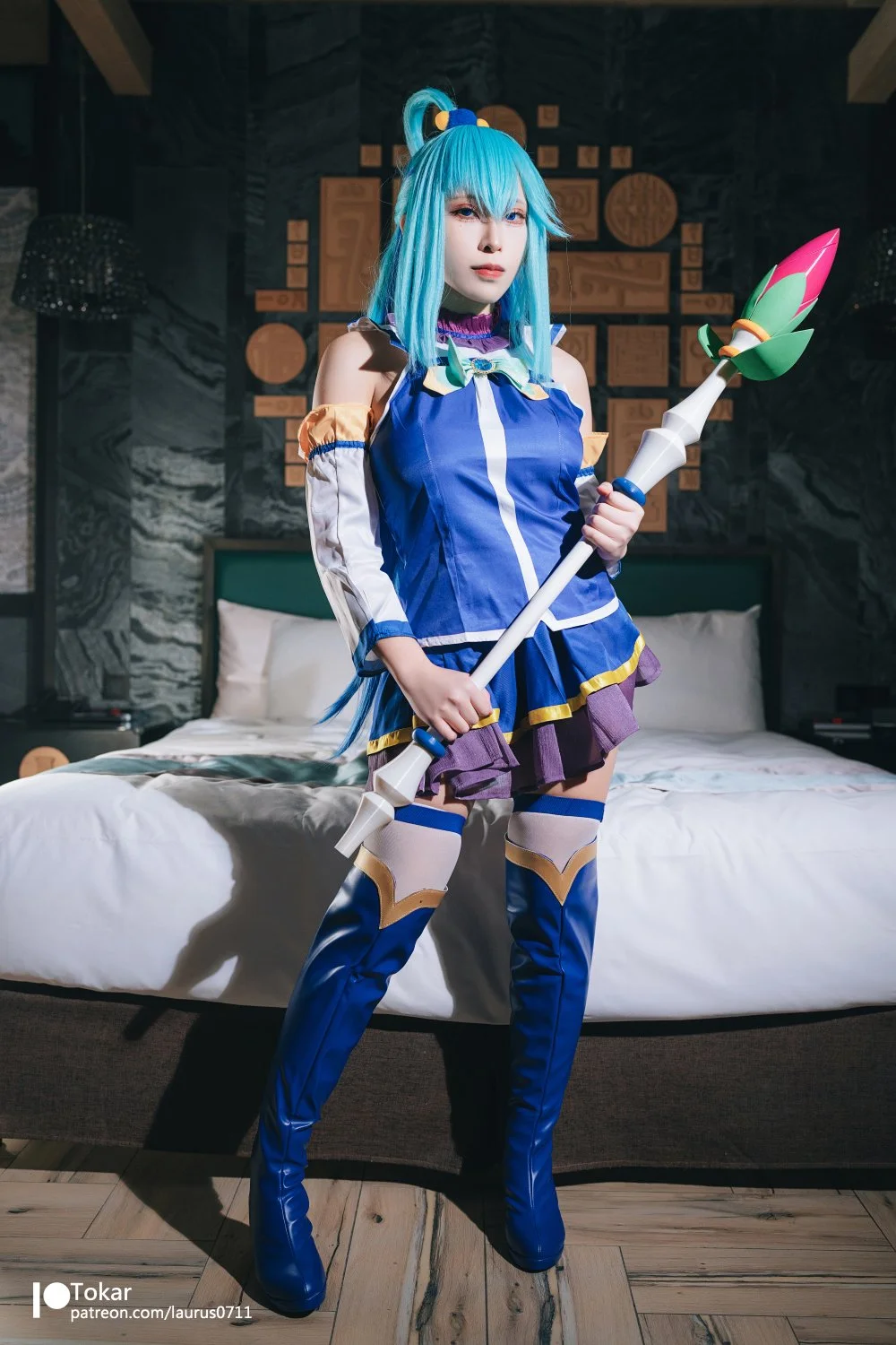 Tokar (laurus0711) cosplay Aqua - Konosuba image 14