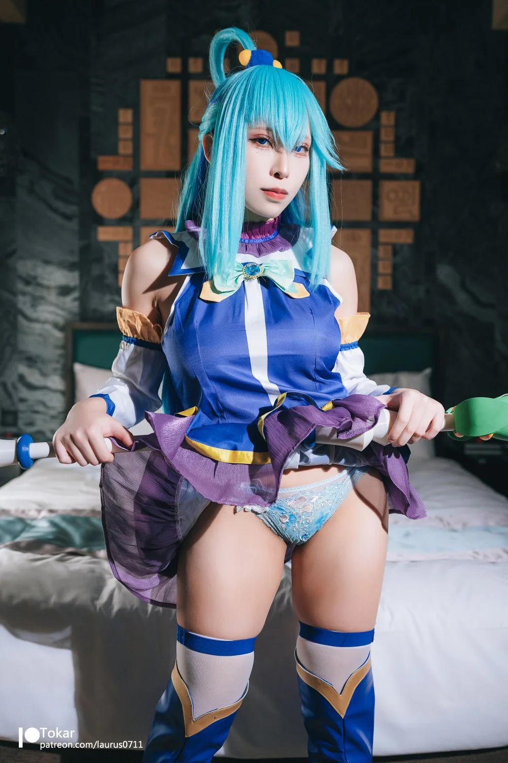 Tokar (laurus0711) cosplay Aqua - Konosuba image 18