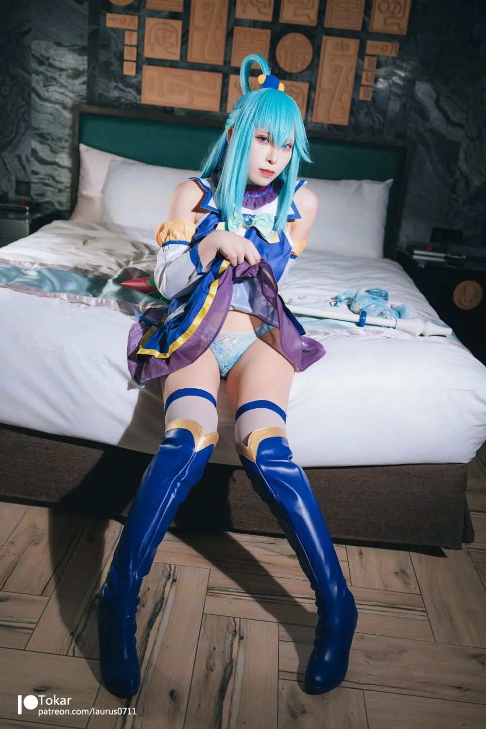 Tokar (laurus0711) cosplay Aqua - Konosuba image 19