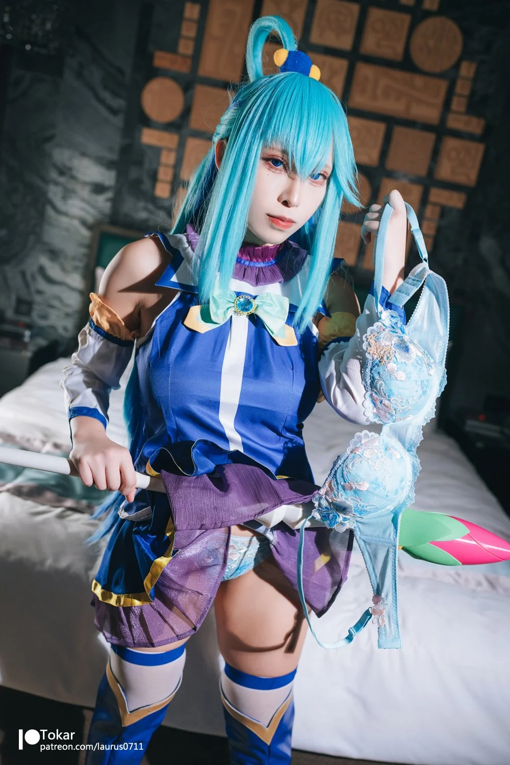 Tokar (laurus0711) cosplay Aqua - Konosuba image 20
