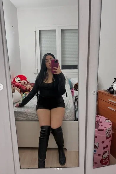 Baddie tetona española-latina, que tetas tiene la hija de mil puta image 16