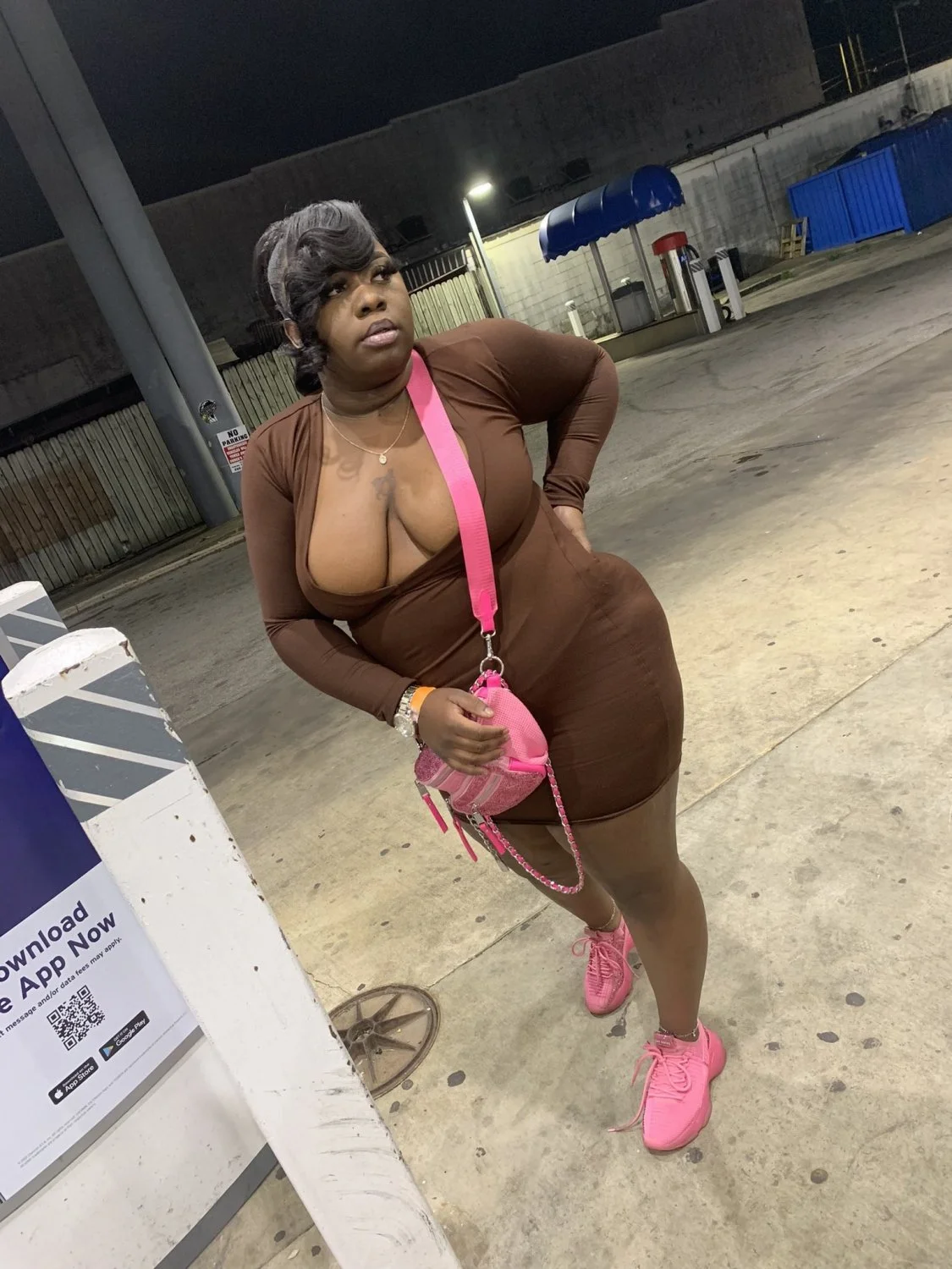 Chubby But Thick Darkskin Ho image 17