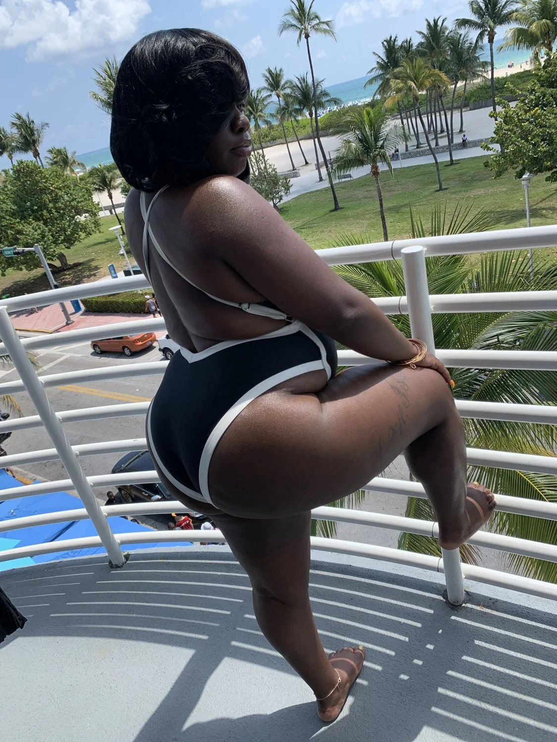 Chubby But Thick Darkskin Ho image 3