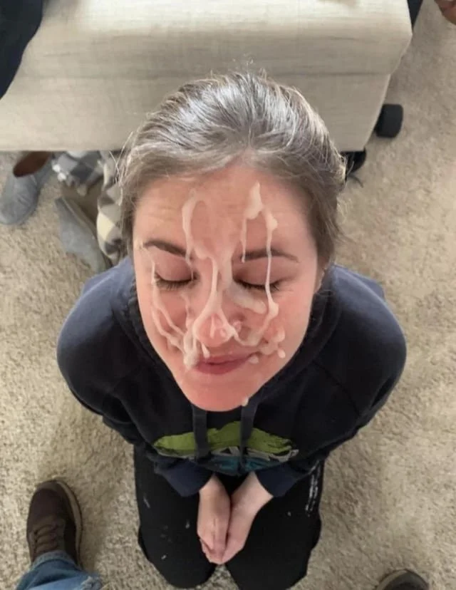 Love a pretty face covered in cum image 10