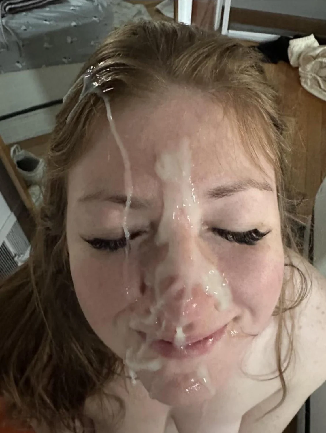Love a pretty face covered in cum image 29