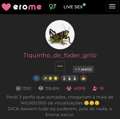 Muito obrigado por esses 365 dias com 159.820.500 visualizações e 41.918 inscritos 🙏🏻 cover image
