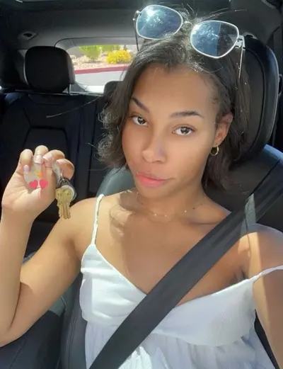 Hot ebony babe takes white cock cover image