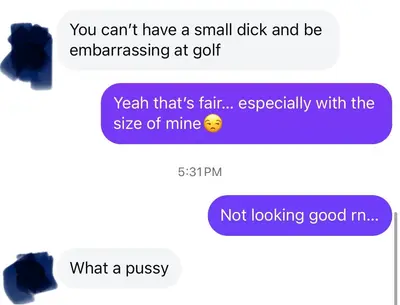 What my lady had to say when I told her I wasn’t playing well in my golf round yesterday… cover image