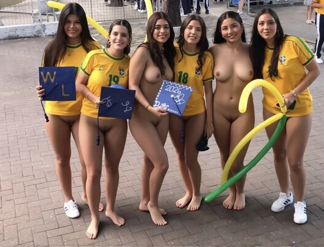 Before and after 18-year-old teens students college with AI image 23