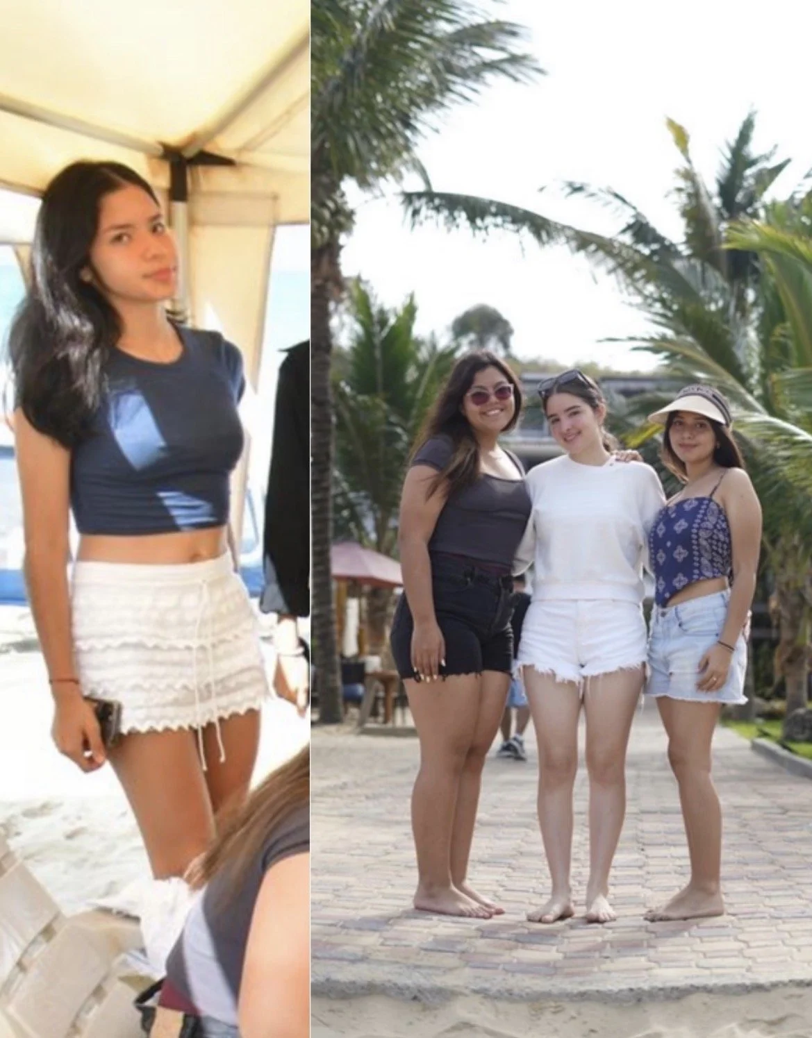 Before and after 18-year-old teens students college with AI image 9