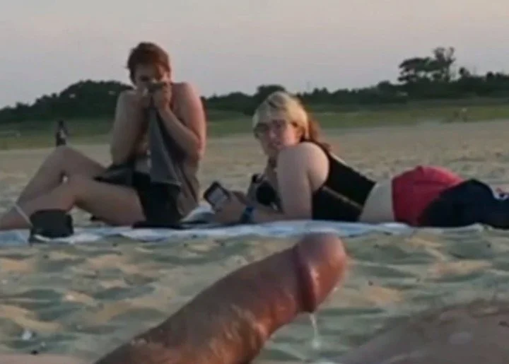 Stranger shocked by cum image 2