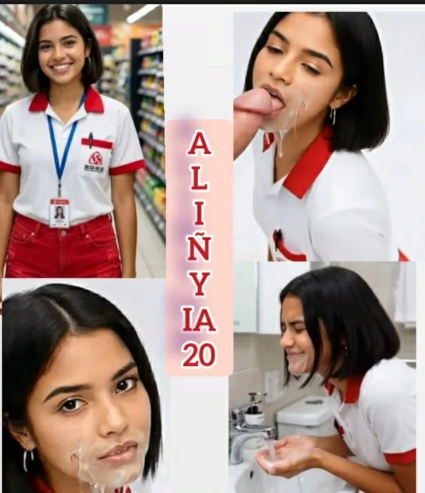 AlinyIA 20/ Aquela novinha que trabalha no supermercado do bairro/ IA Fake Não é real main image