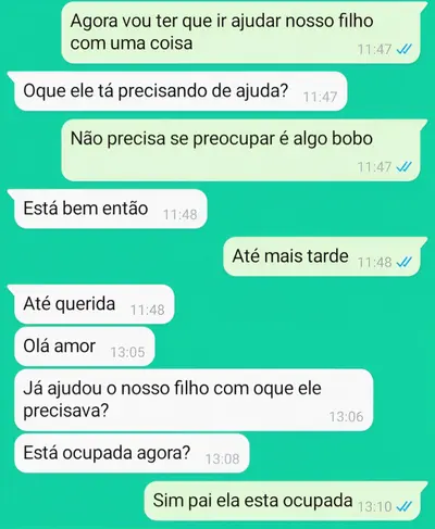 Papai recebeu um péssima notícia do Filho! cover image