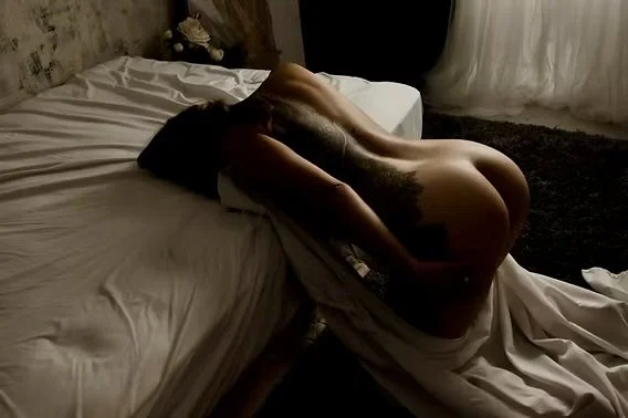 Brunette milf boudoir image 13