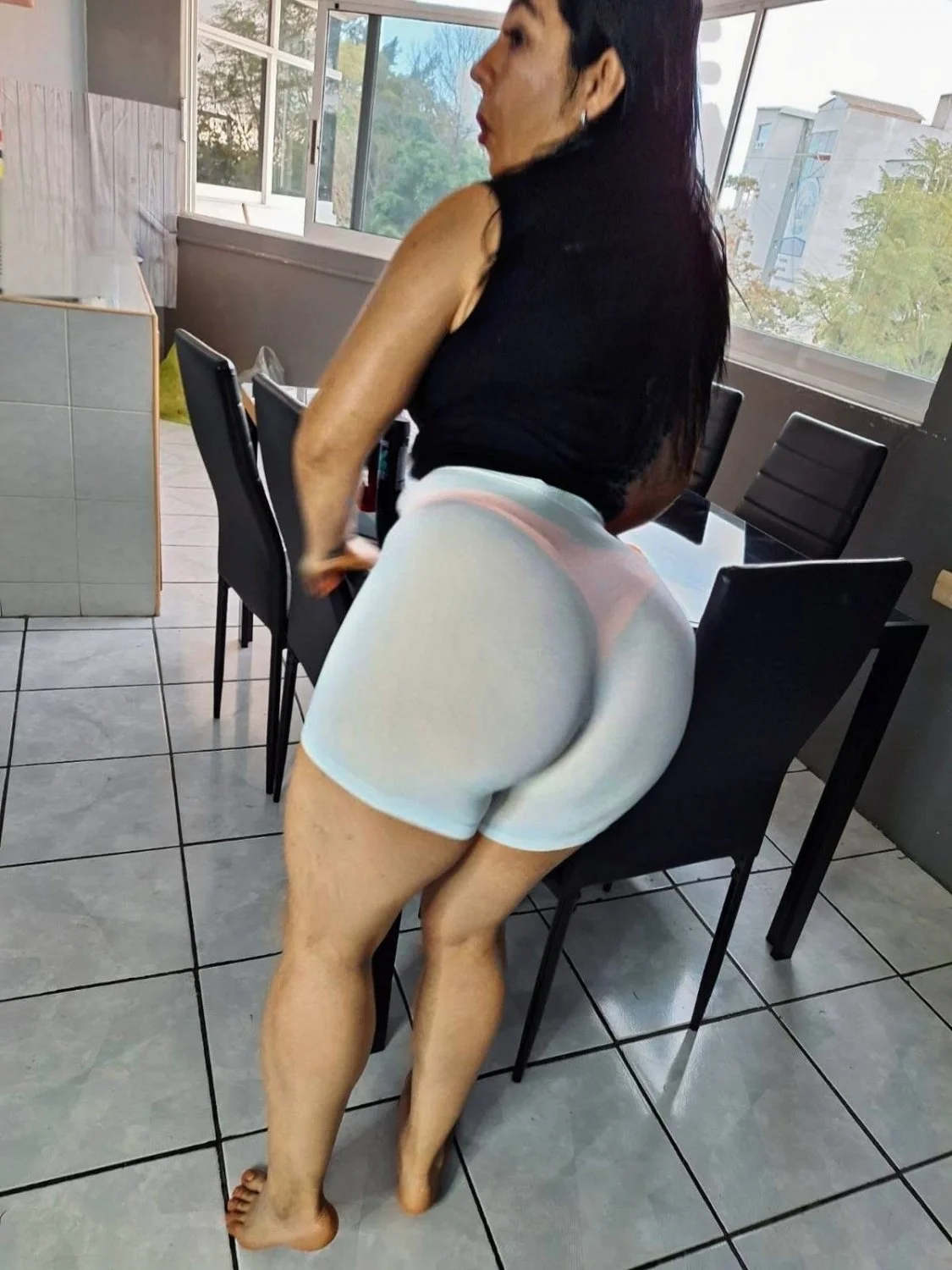 Latina wife in public image 5
