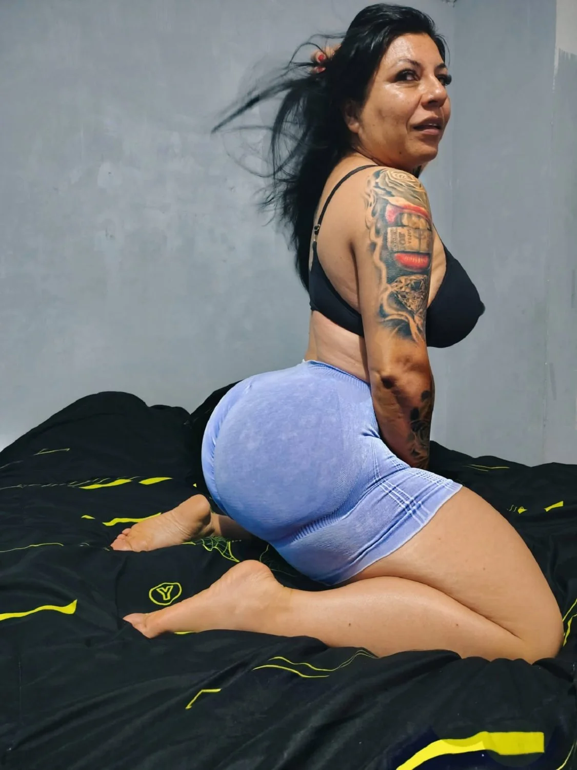 Latina wife in public image 9