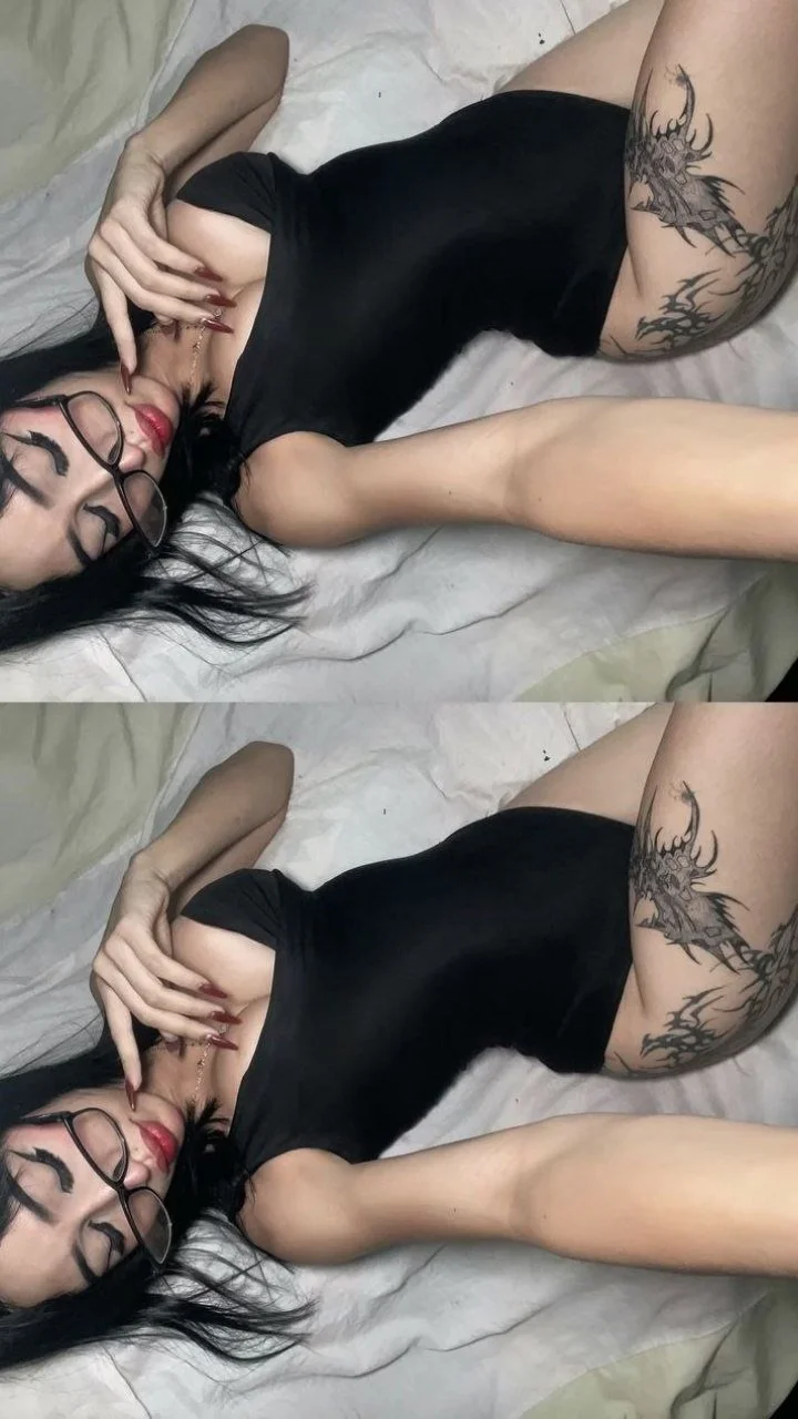 Puta sexy girl y flaquita con lindos tatuajes la perrita image 35
