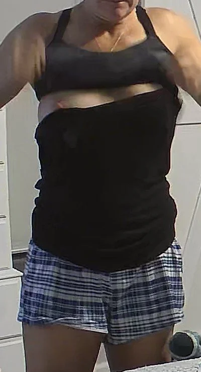 Secret cam fit hot Mom getting dressed, MILF image 13