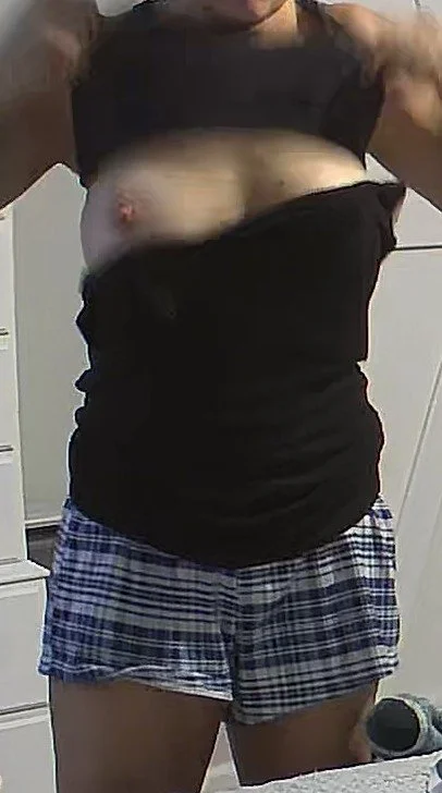 Secret cam fit hot Mom getting dressed, MILF image 4