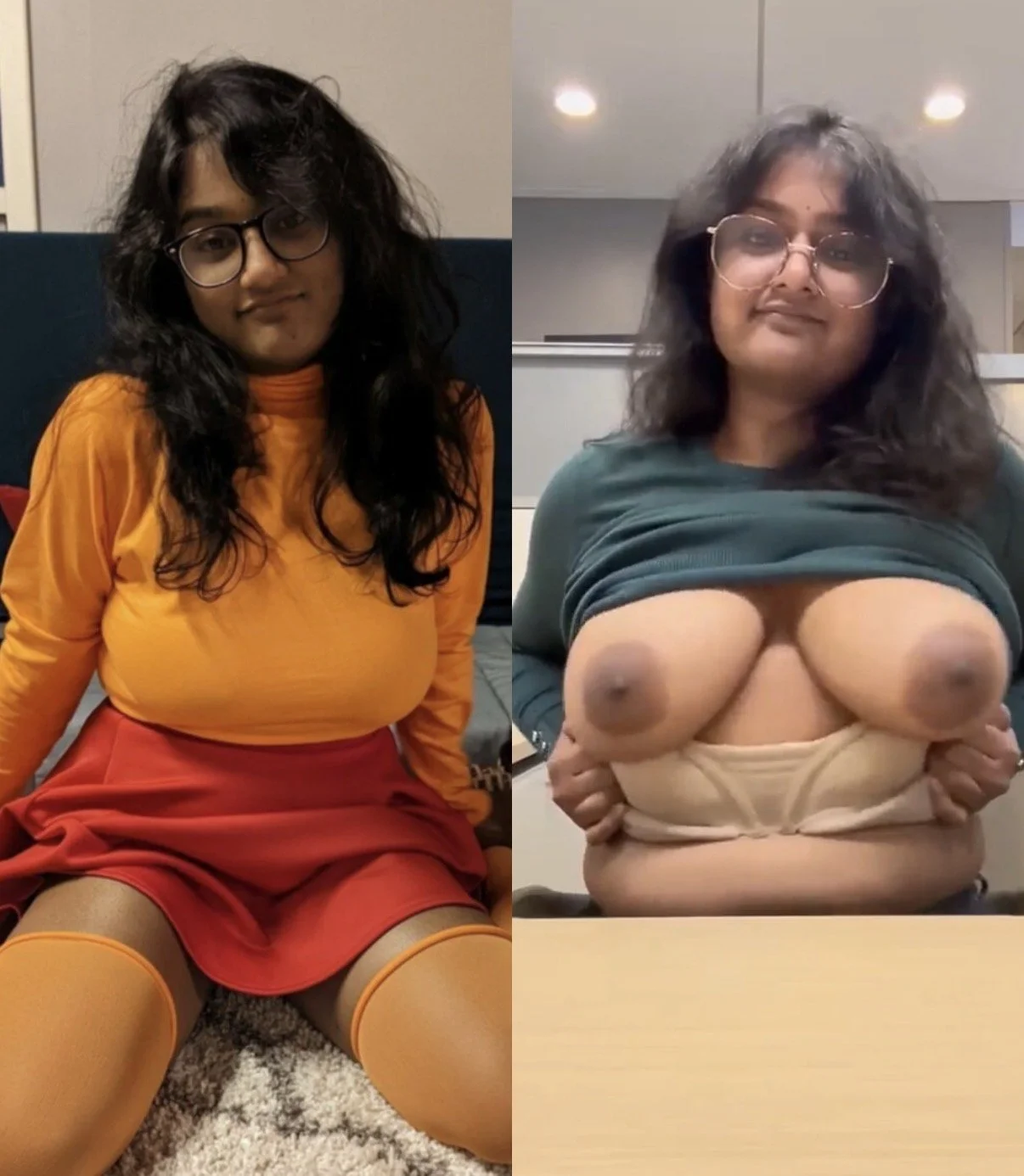 537 - Tamil girl filming herself main image