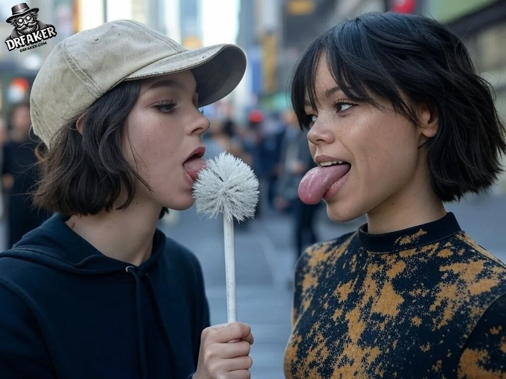 Emma Myers and Jenna Ortega Share a Toilet Brush in NYE main image