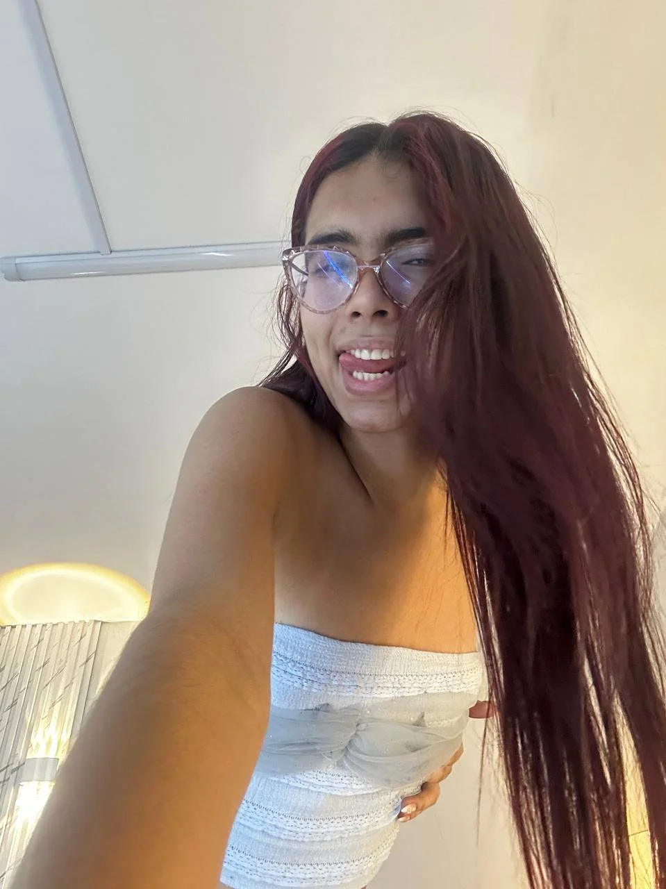 I can be your sweetest fantasy... or your favorite sin😘50% off in my onlyfans sara_saez main image