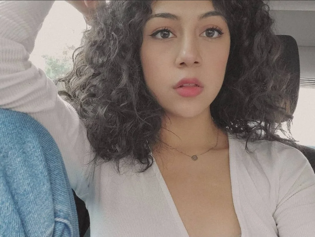Curly Hair Latina Slut Gabby Loves BBC image 22