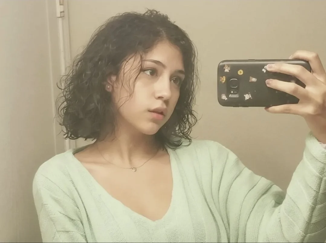 Curly Hair Latina Slut Gabby Loves BBC image 26