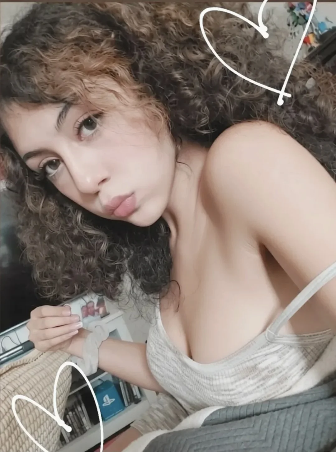Curly Hair Latina Slut Gabby Loves BBC image 35