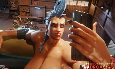 [Overwatch] Junker Queen fucks Mei Ling cover image