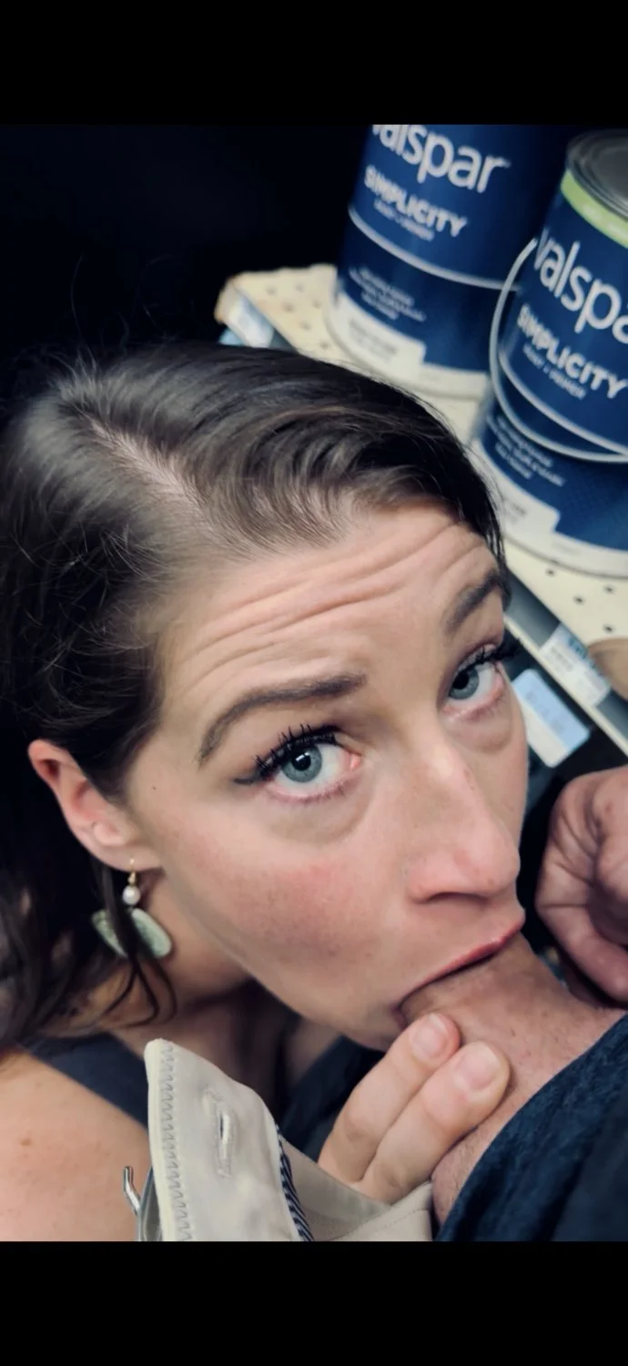 Sprayed with cum in the paint aisle of tractor supply💦❤️ image 4