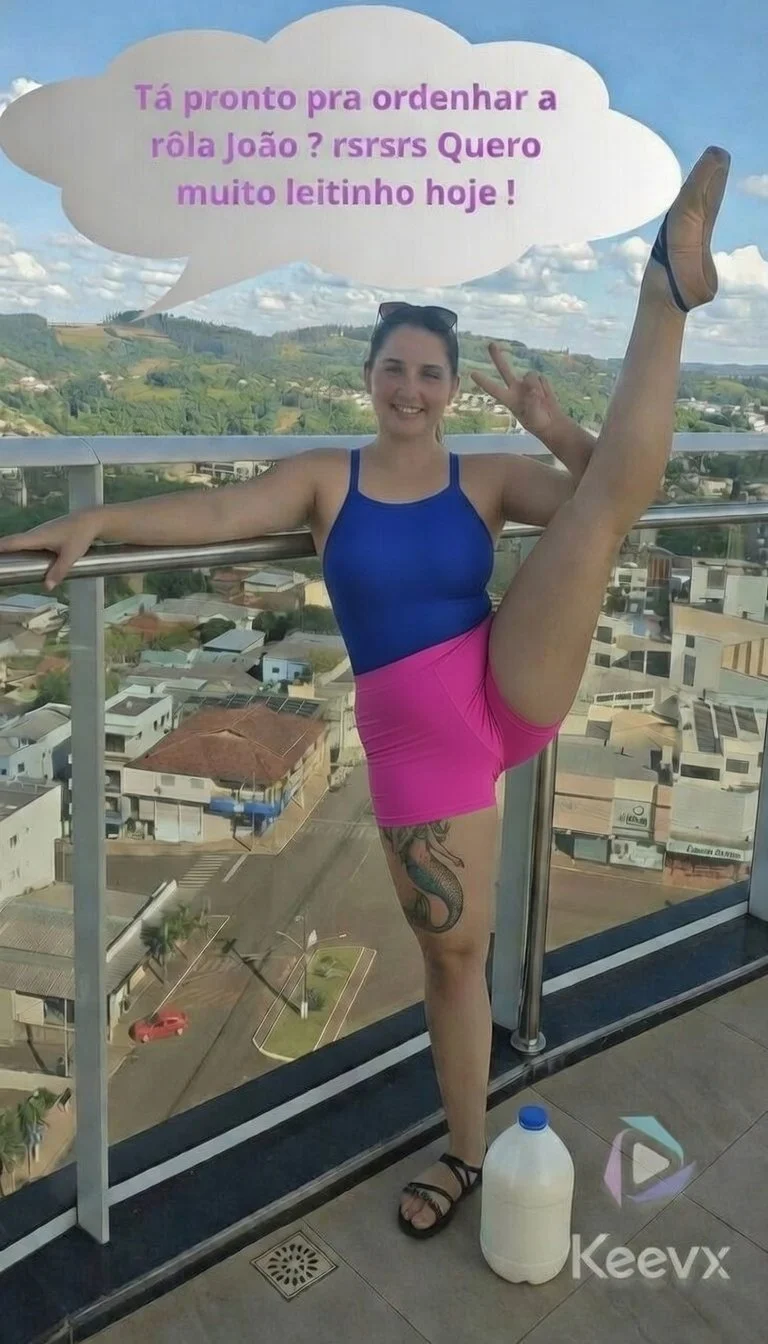 Bailarina gostosa adora provocar com movimentos vulgares de balé. AI - IA - PMV image 10