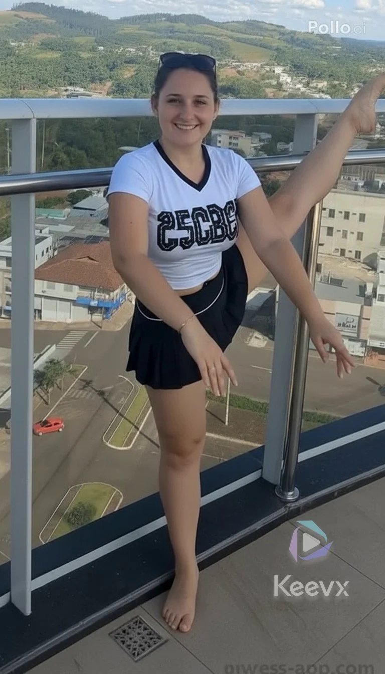 Bailarina gostosa adora provocar com movimentos vulgares de balé. AI - IA - PMV image 32