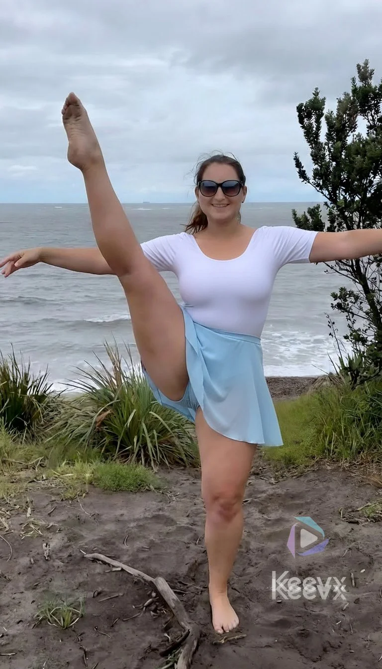 Bailarina gostosa adora provocar com movimentos vulgares de balé. AI - IA - PMV image 38